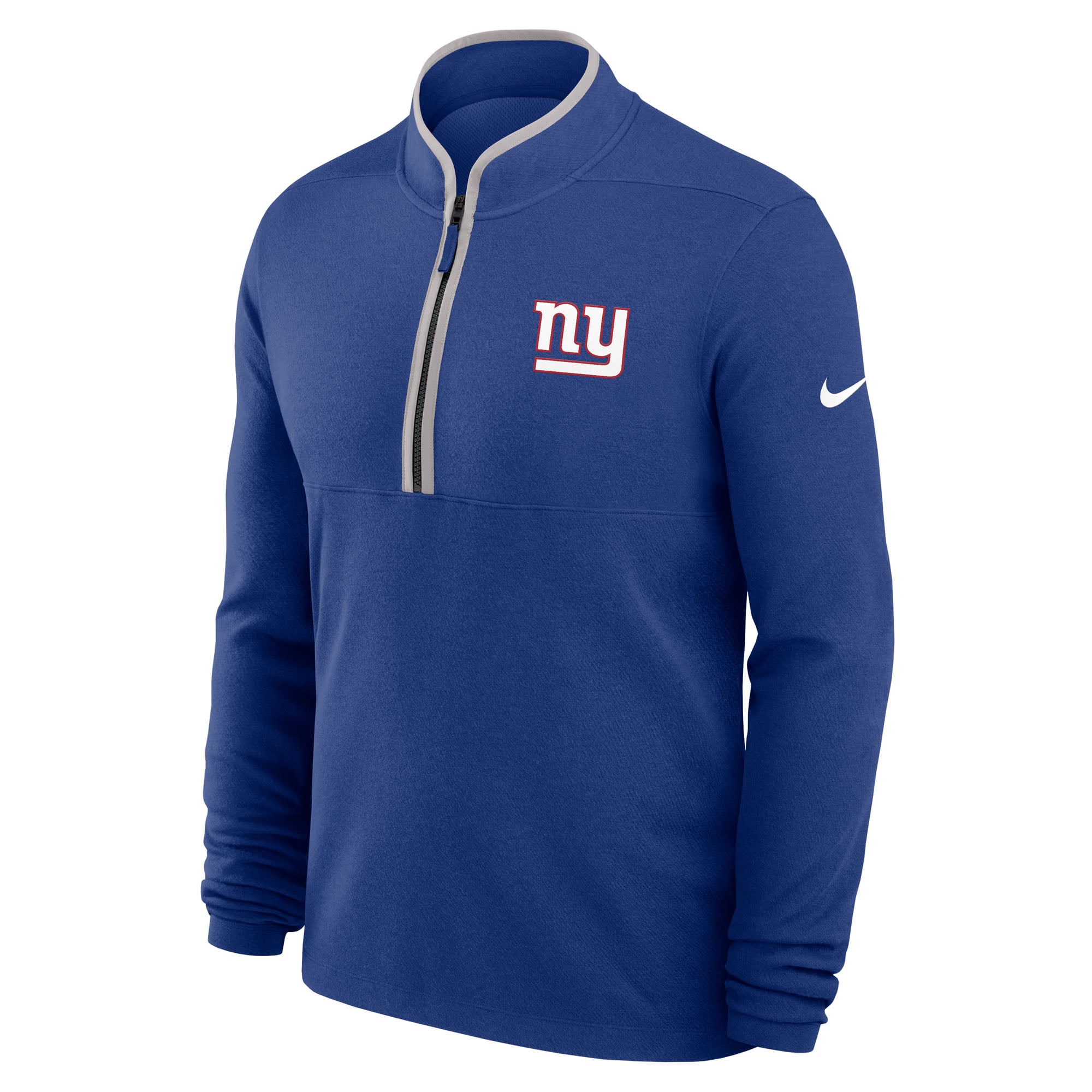 Men's Nike Royal New York Giants Primetime Victory Dri-FIT Half-Zip Pullover